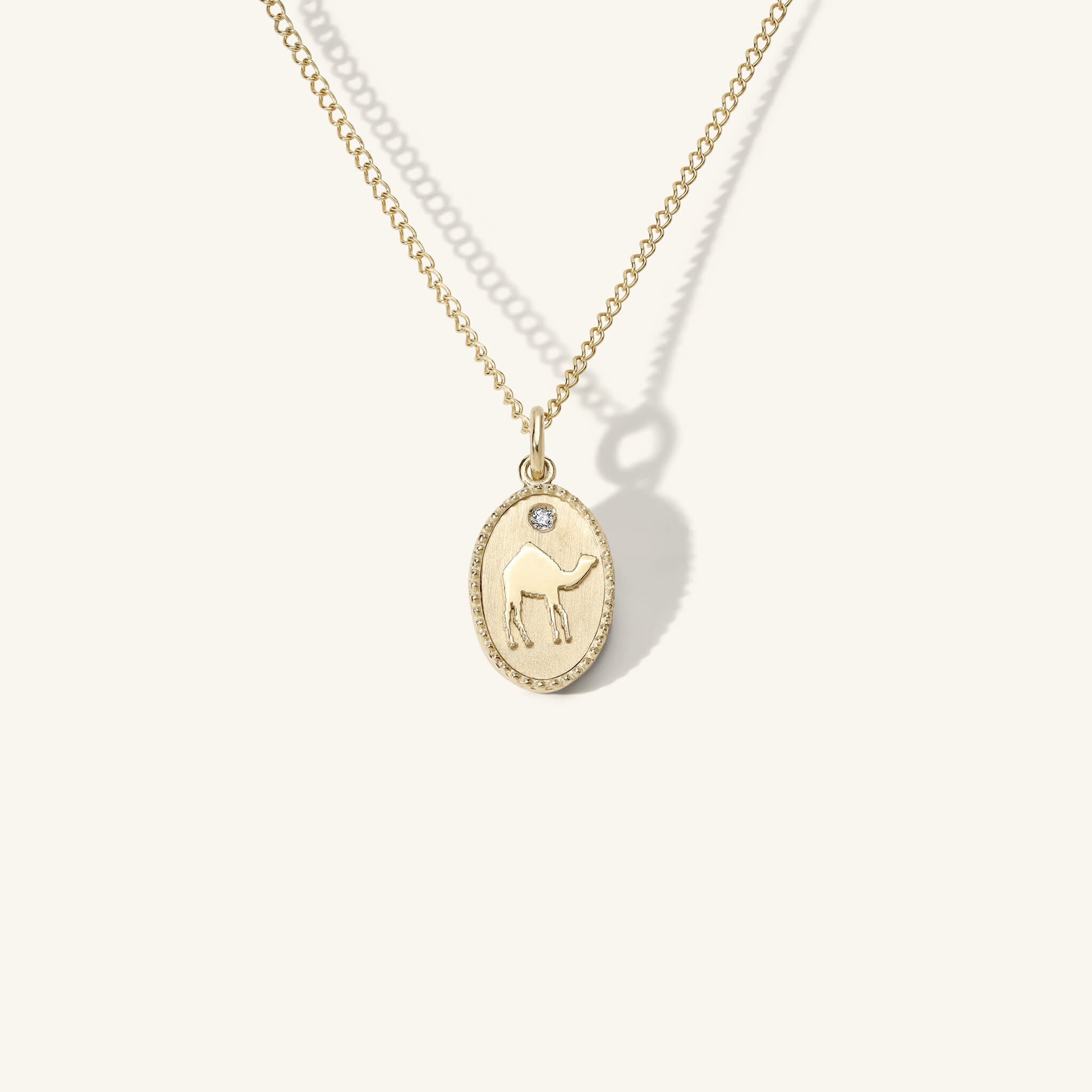 Zahava 10K Gold Camel Pendant