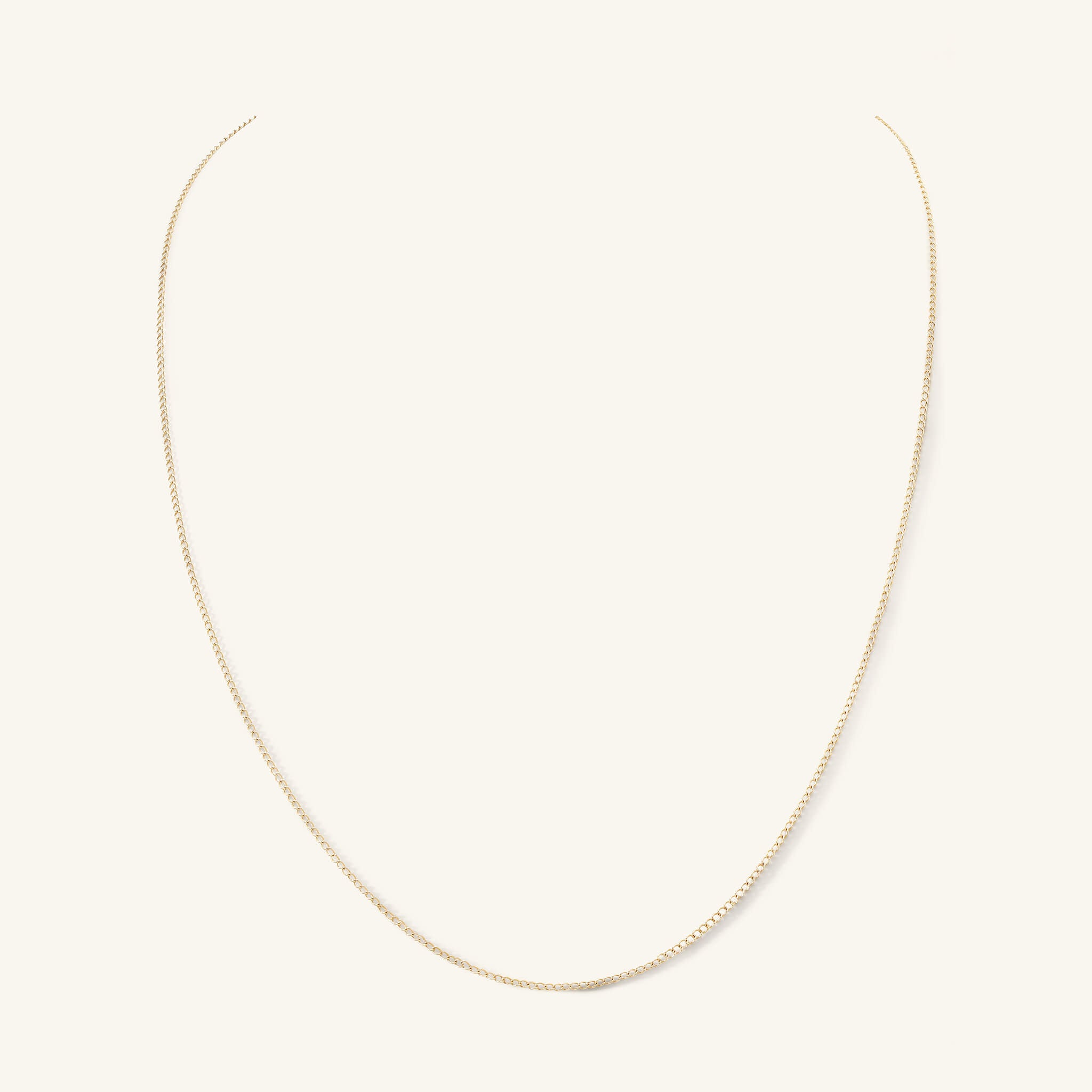 Fine Curb Chain Necklace | Zahava