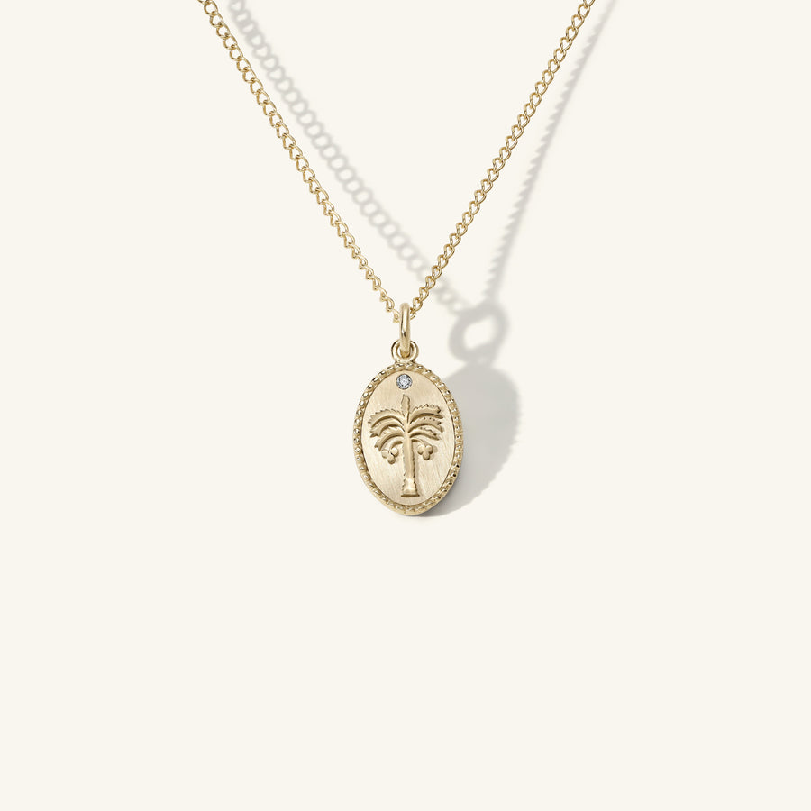 Mini Date Palm Token Necklace