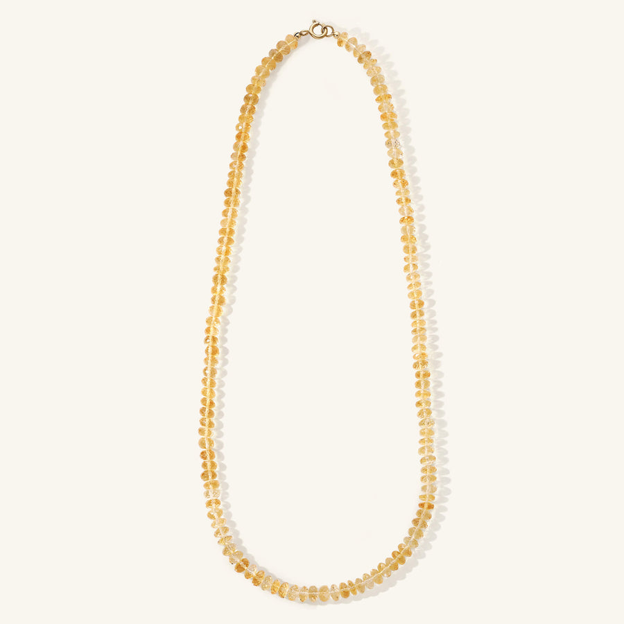 Faceted Citrine Necklace
