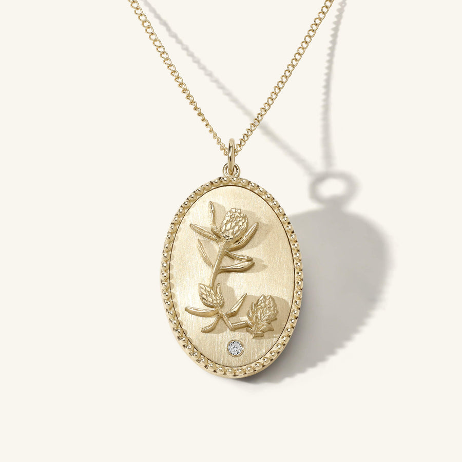 Protea Token Necklace
