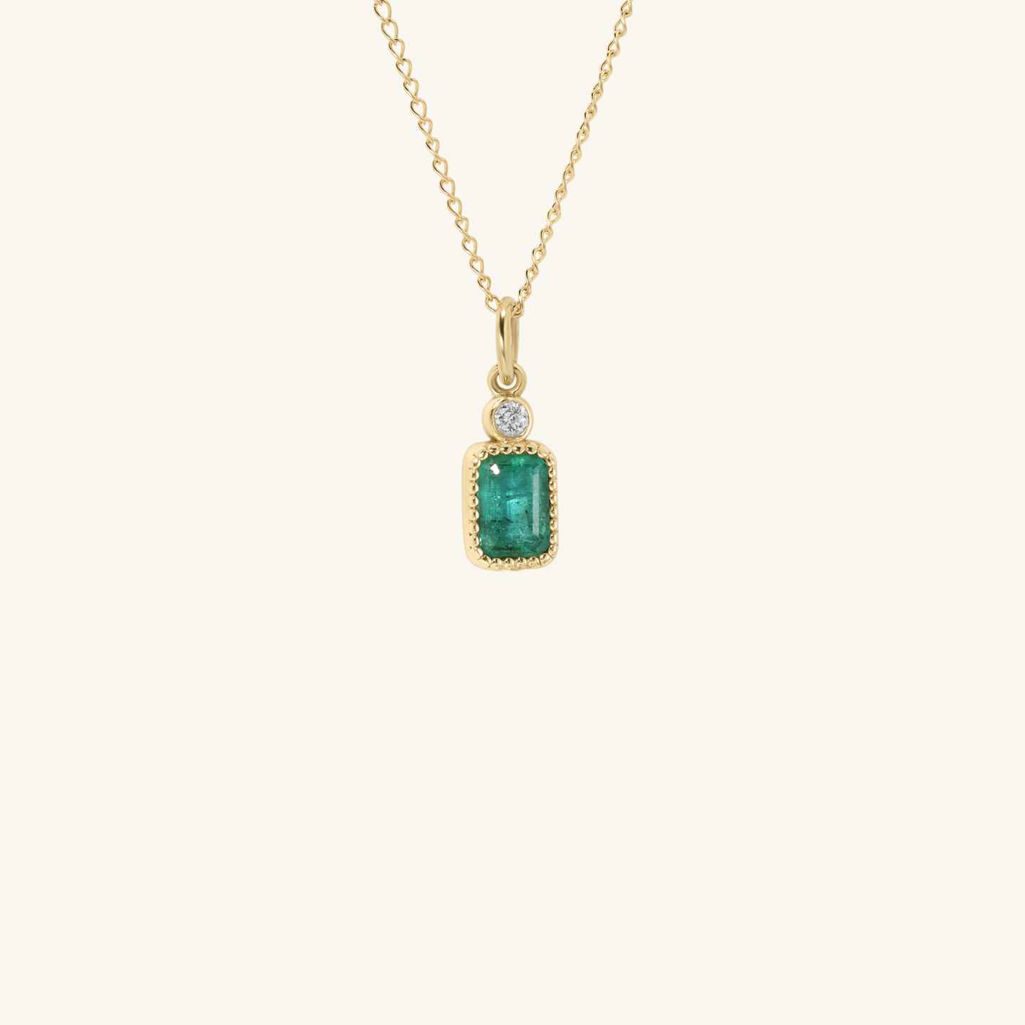 Eva Emerald Station Pendant