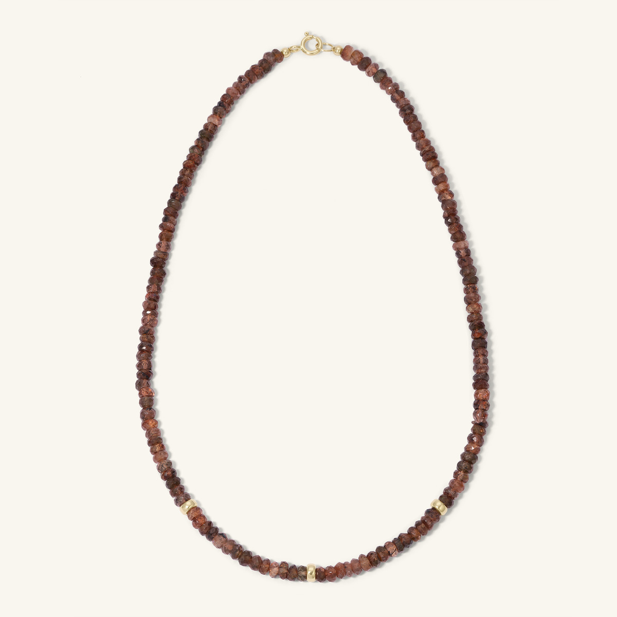 Andalusite Beaded Necklace