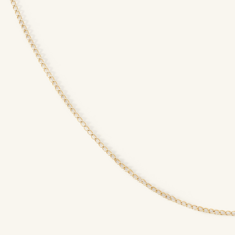 Fine Curb Chain Necklace | Zahava
