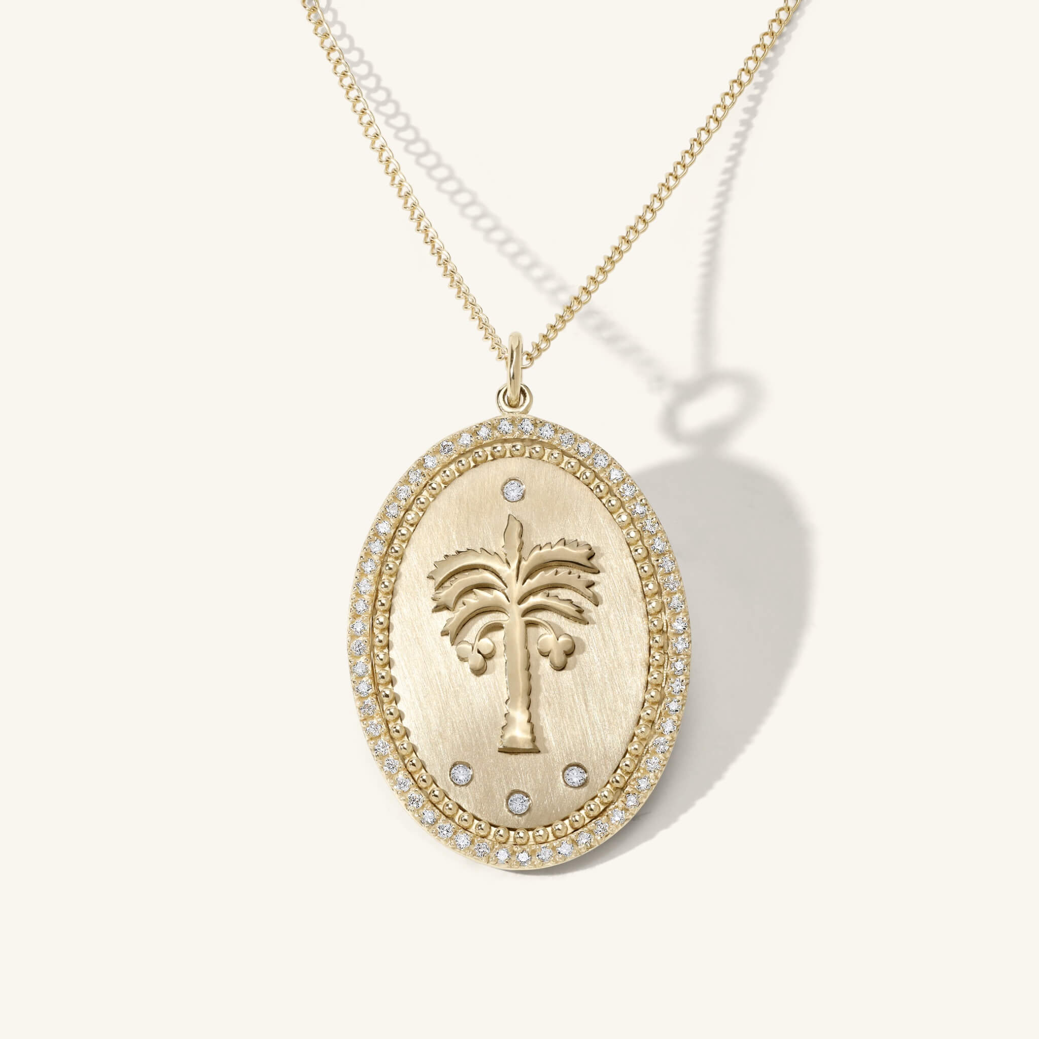 Gold Diamond Palm Tree - gold palm tree pendant - diamond palm tree – Drip  Culture Jewelry
