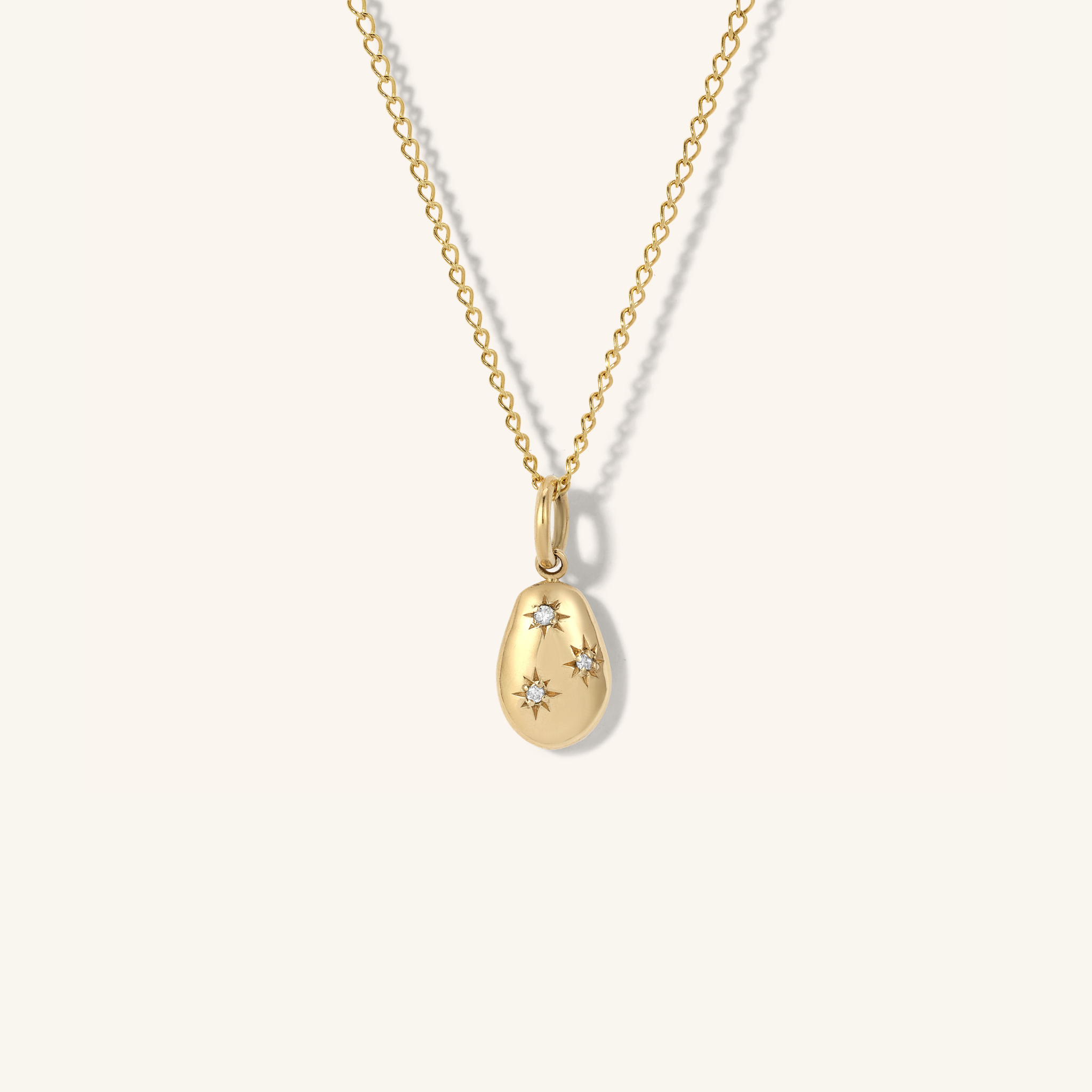 Carob Bean High Polish Pendant