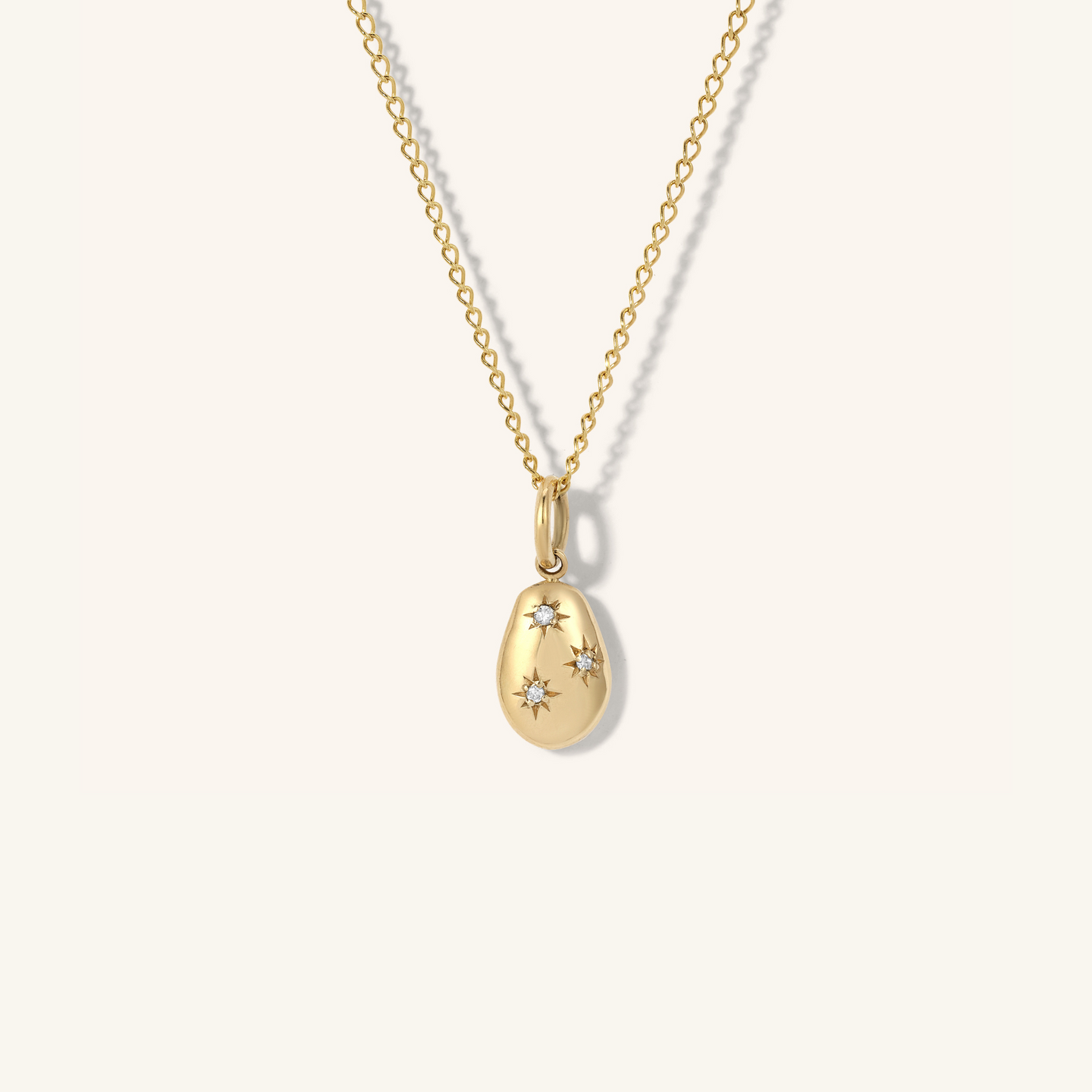 Carob Bean High Polish Pendant
