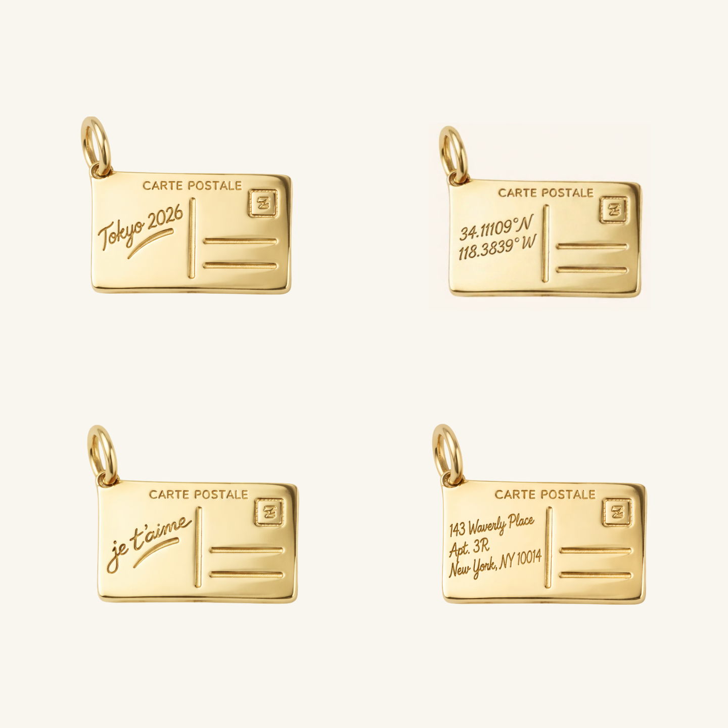 Bespoke Postcard Charm
