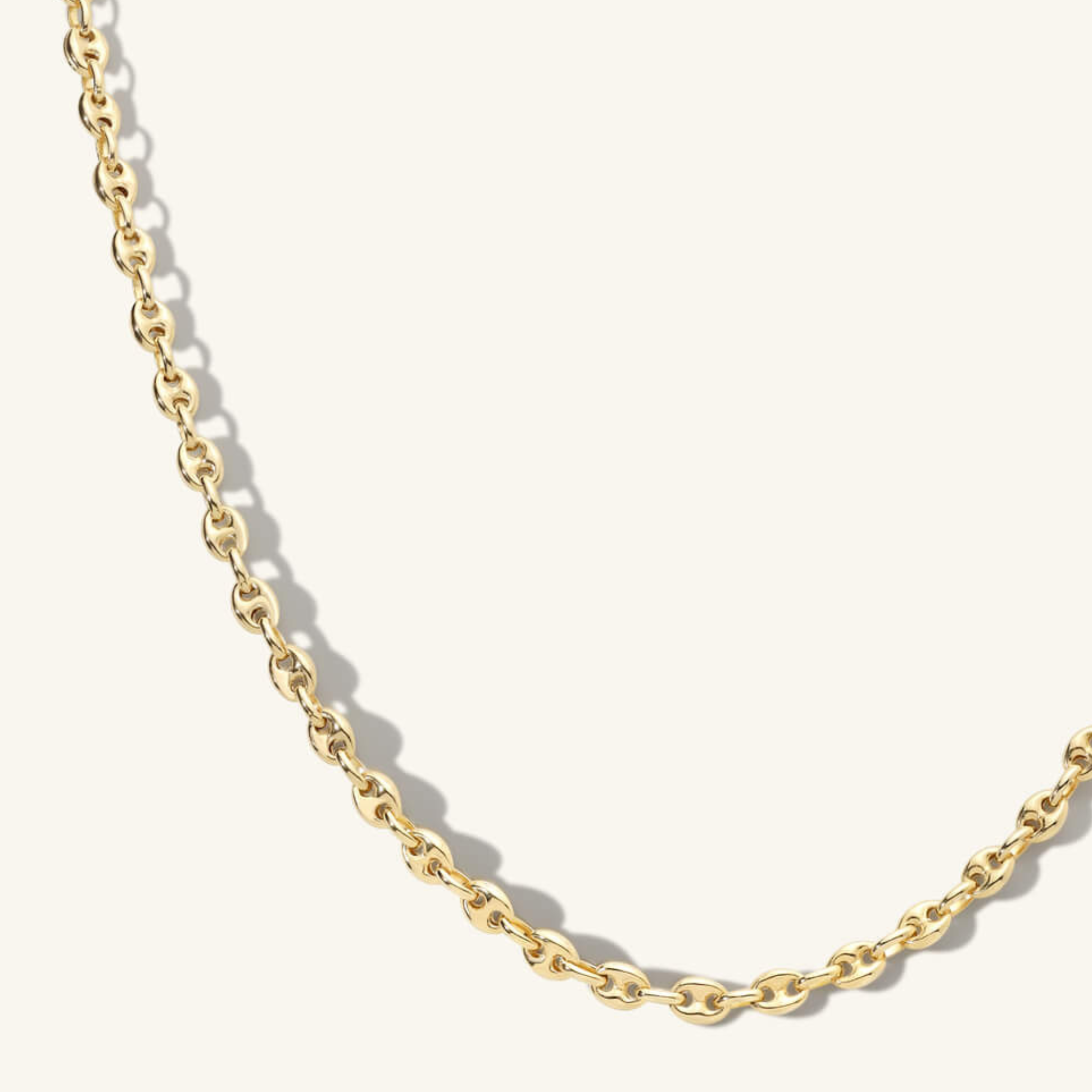 Puffed Mariner Chain Necklace