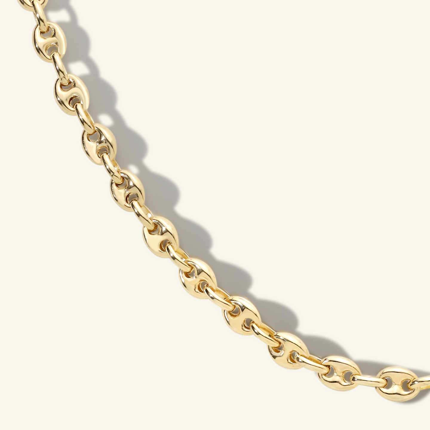 Puffed Mariner Chain Necklace