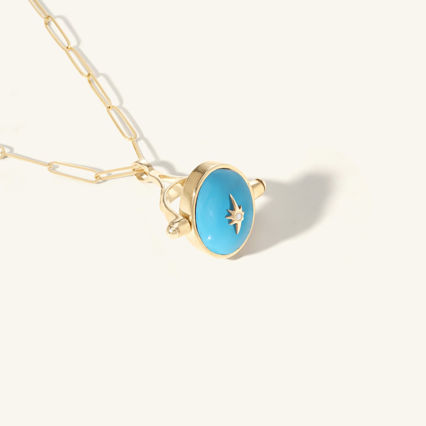 Spinning Turquoise Pendant