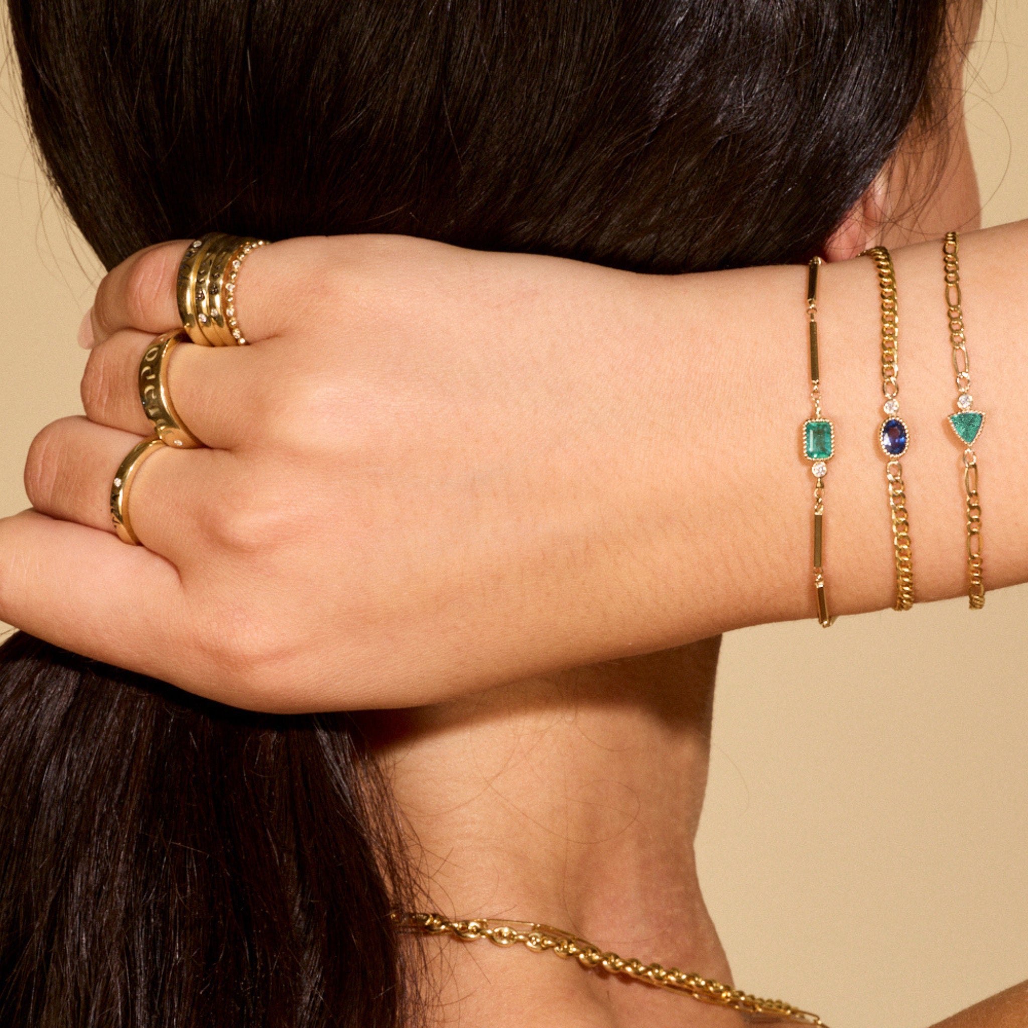Tatiana Trillion Emerald Bracelet