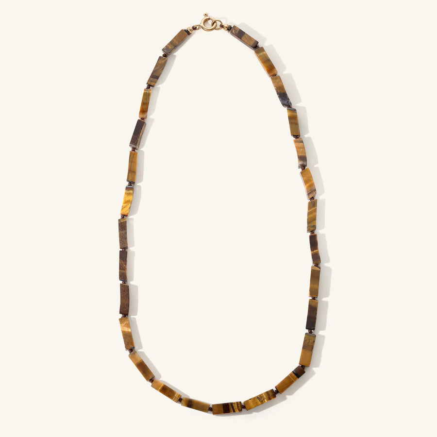 Tiger's Eye Beaded Necklace
