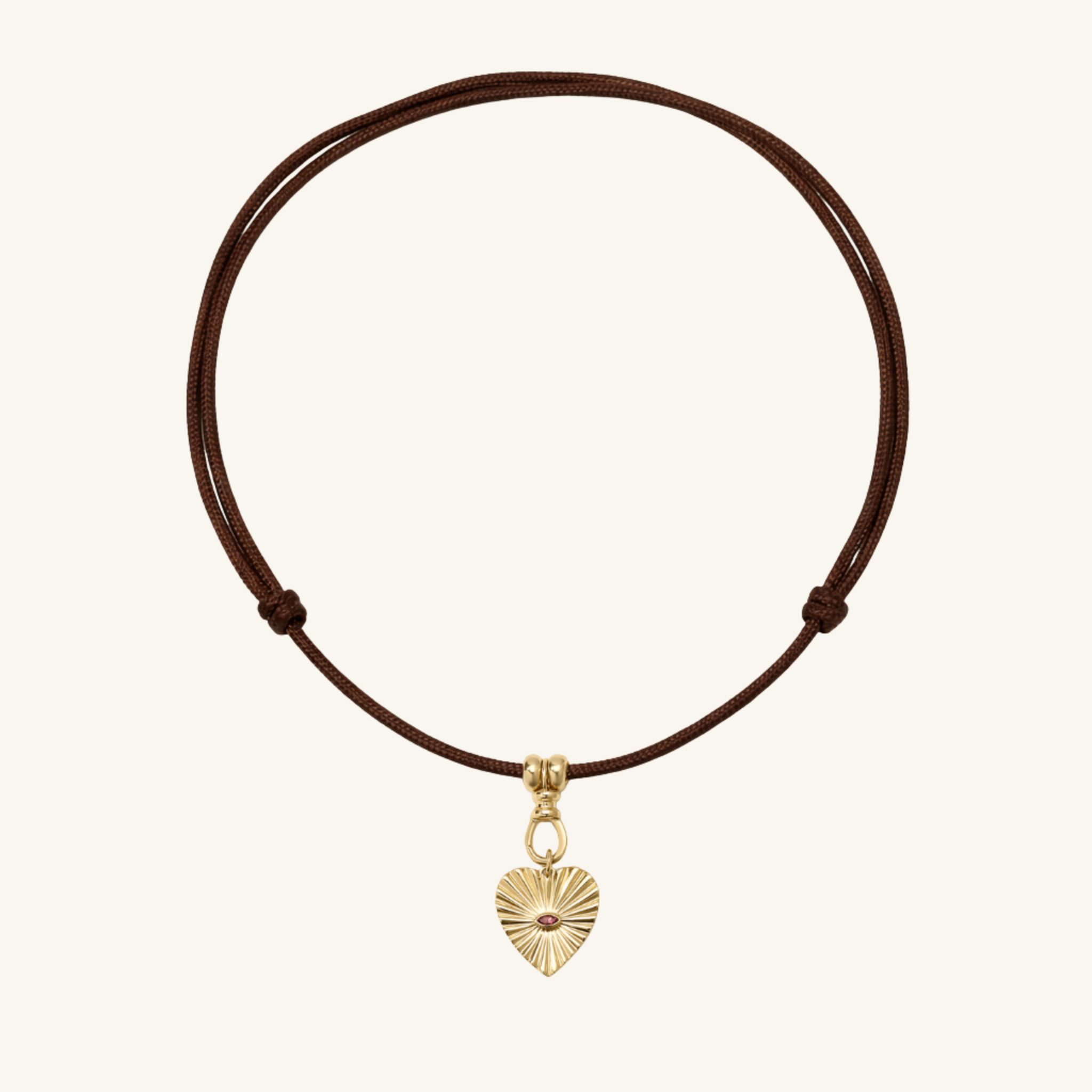Chocolate Adjustable Paracord Necklace
