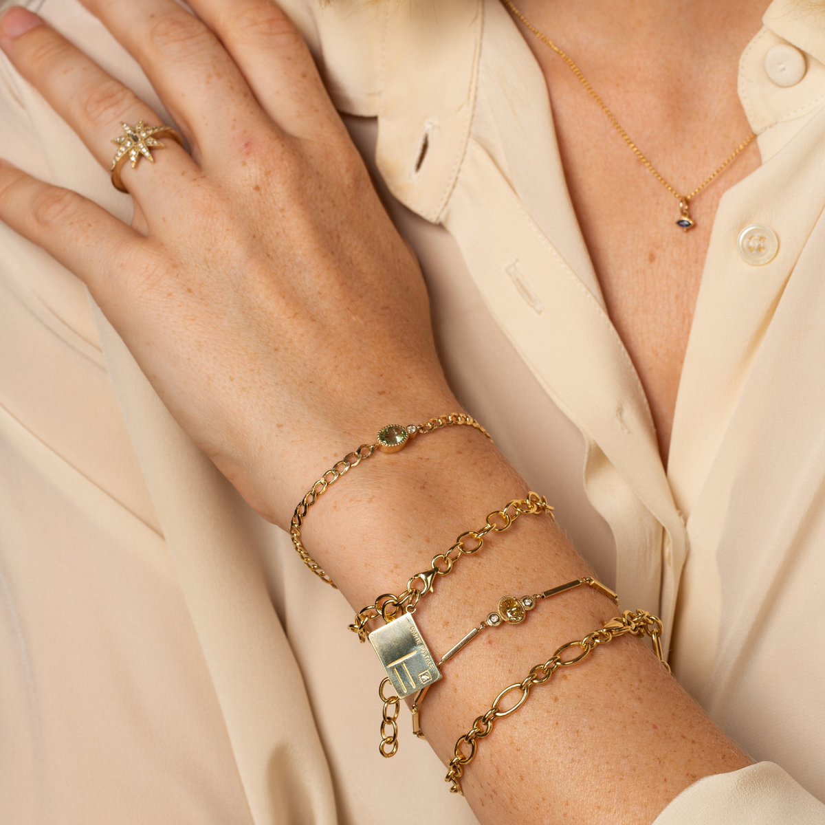 Rosalie Rolo Chain Bracelet