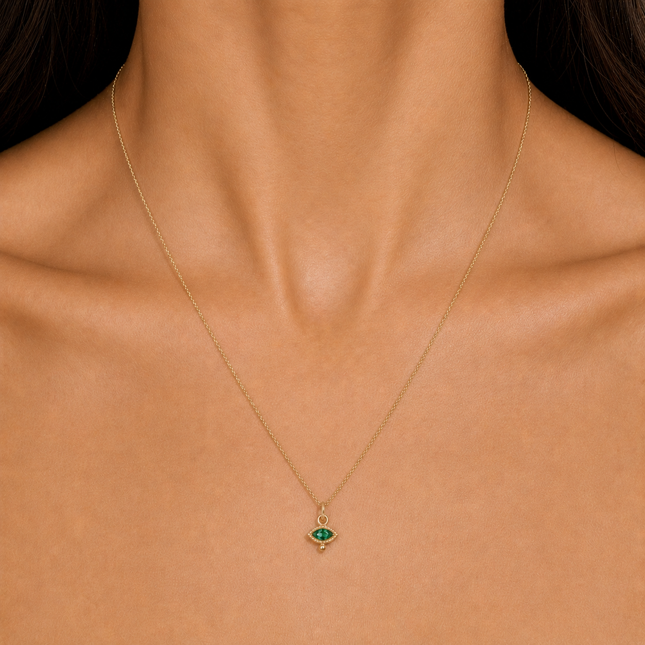 Tiny Emerald Talisman